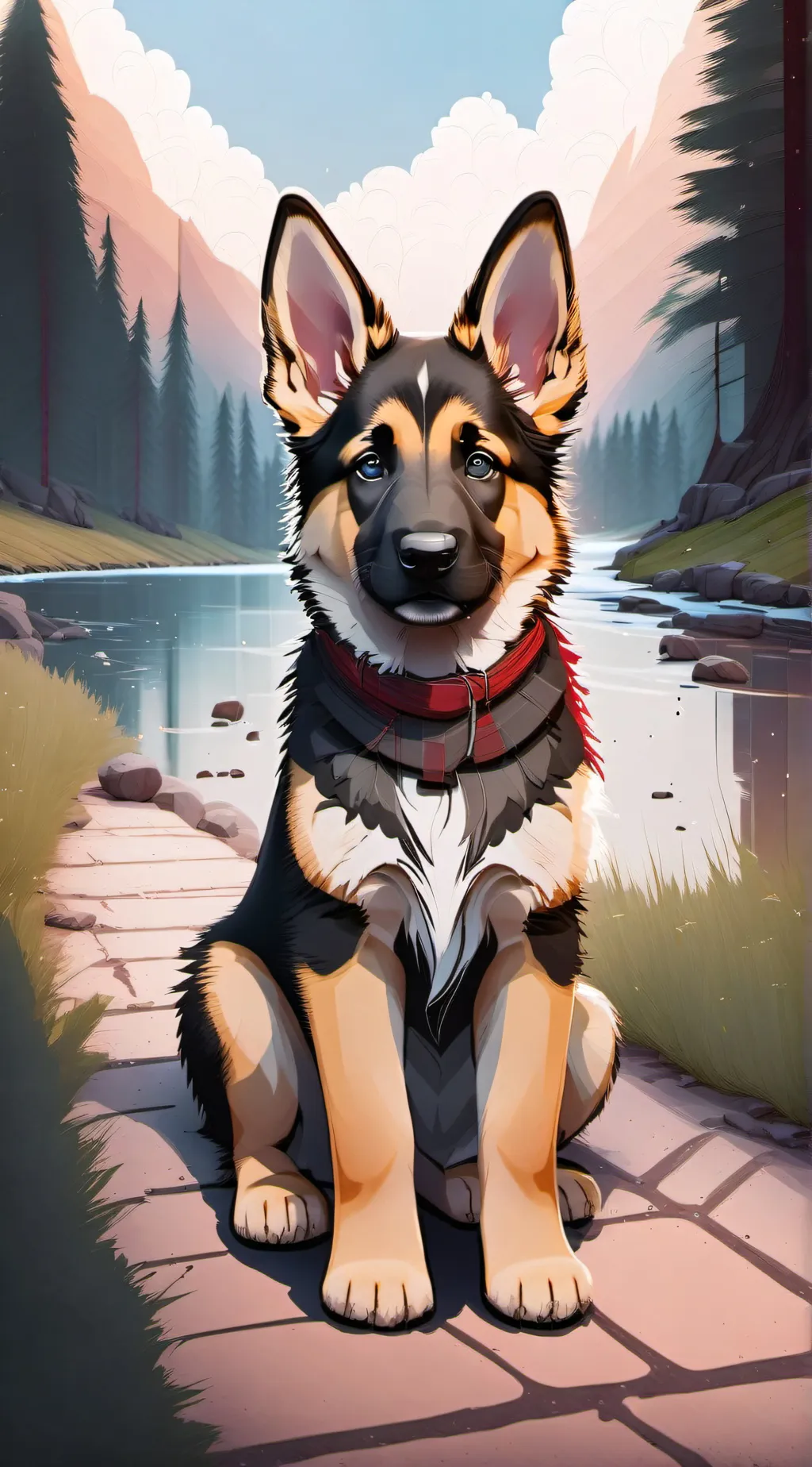 ai character: MHA class pet background