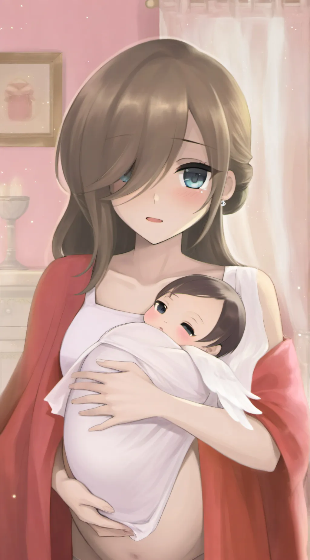 ai character: mom/ your wife. background