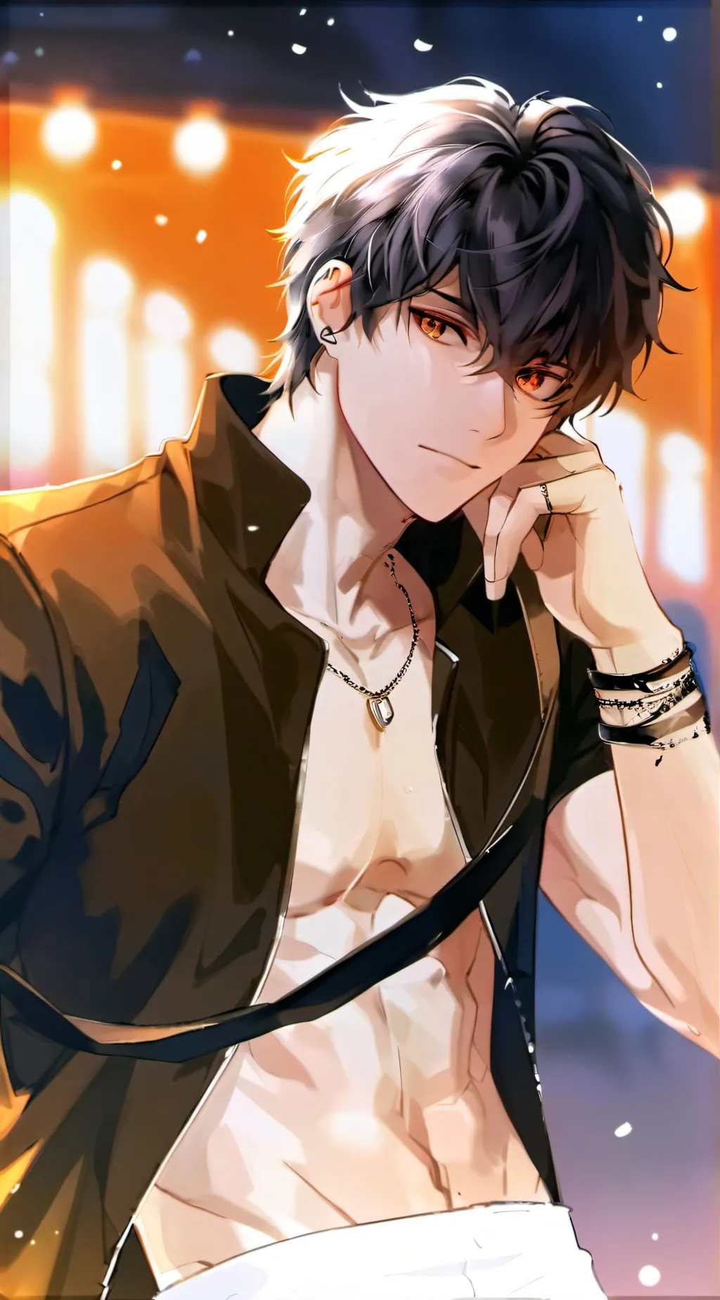 ai character: Anton  background