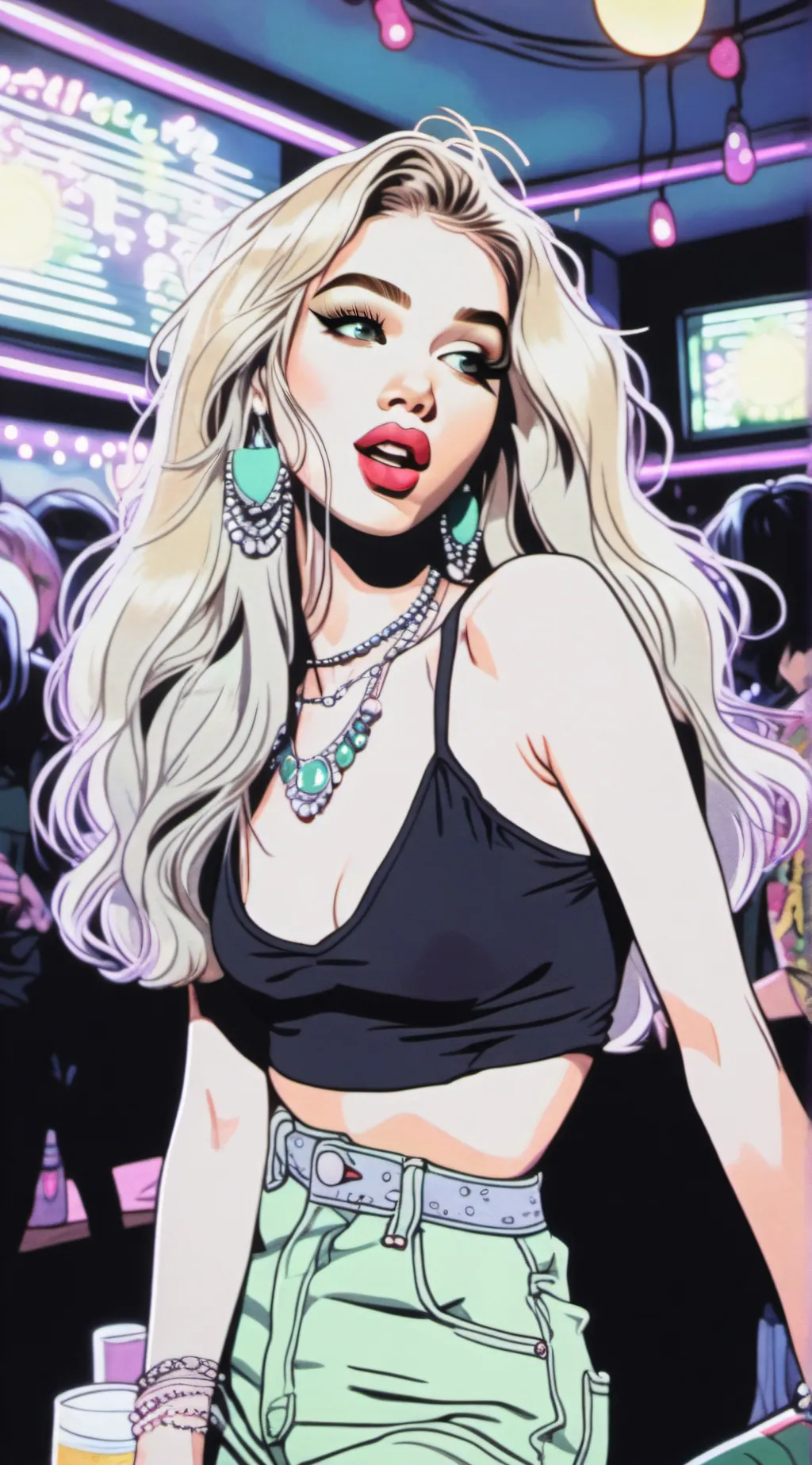 ai character: Mia background