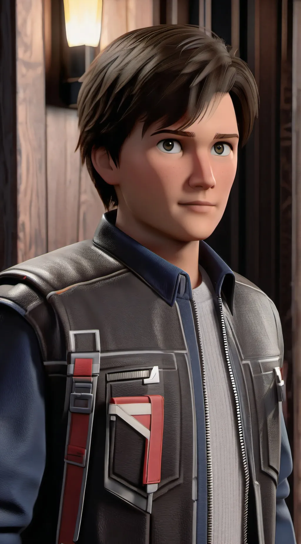 ai character: Marty mcfly background