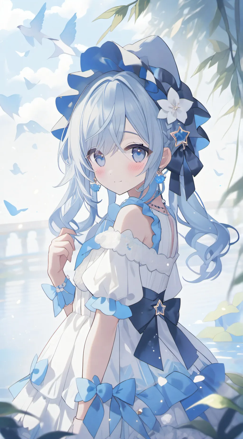 ai character: Melanie  background