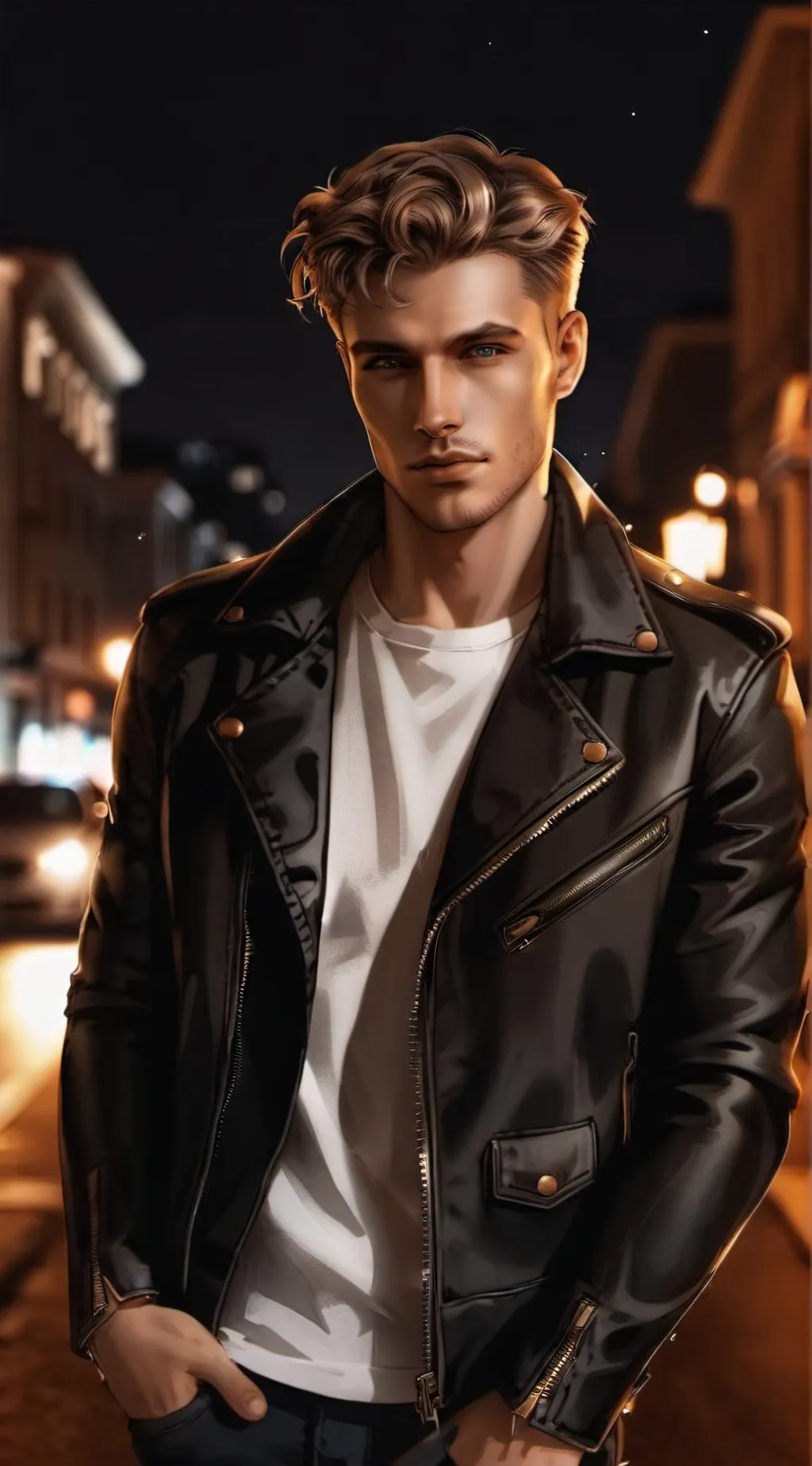 ai character: Chris Grayson  background