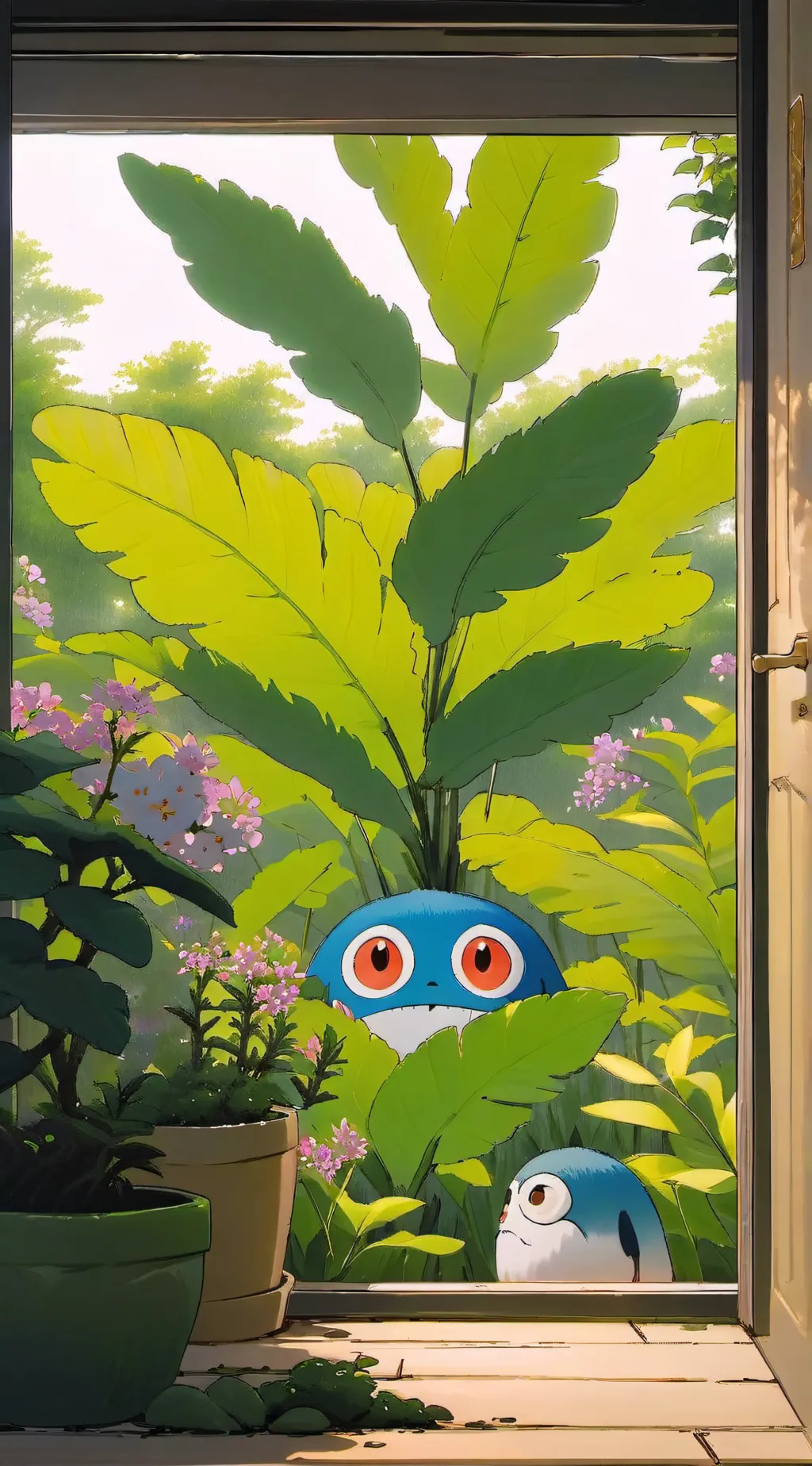 ai character: PVZ background