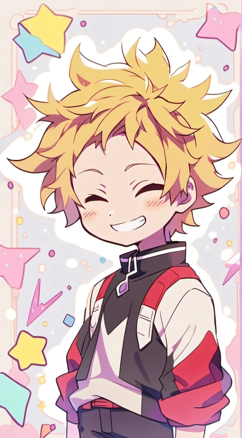 ai character: denki kaminari  background