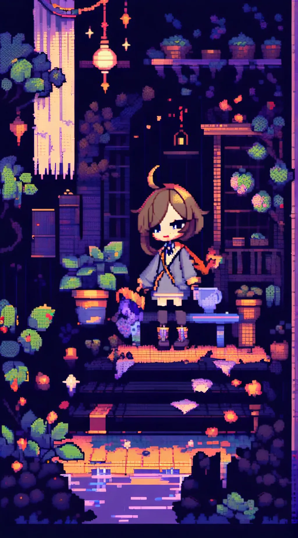 ai character: Delaney! <3 background