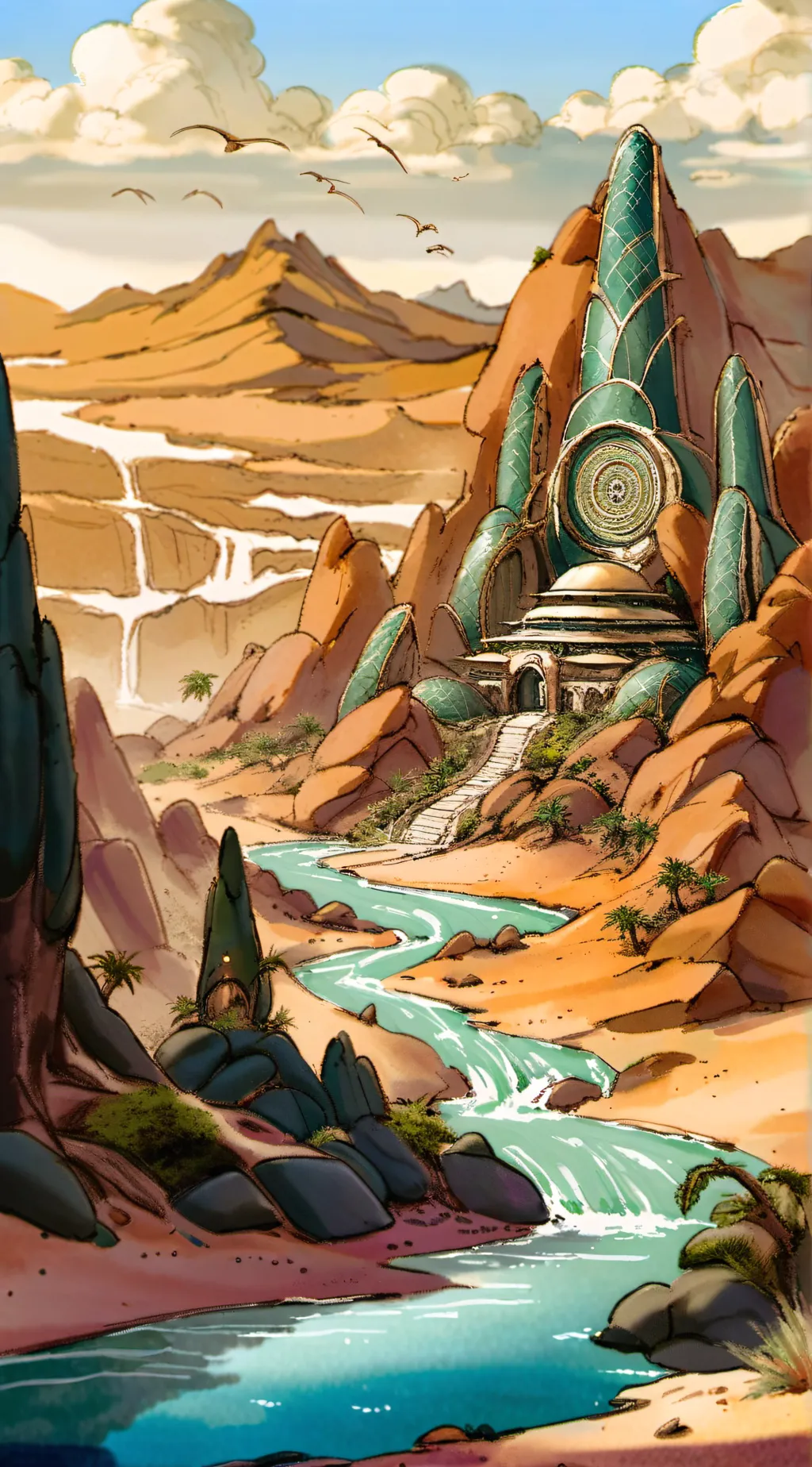 ai character: -Oasis’Wings- background