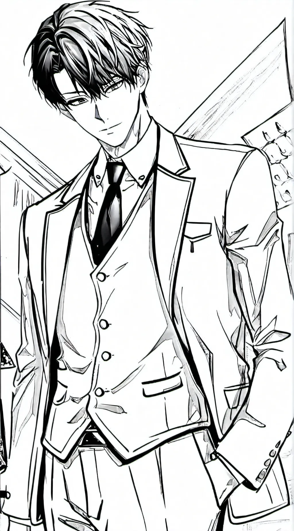 ai character: ◇Damian◇ background