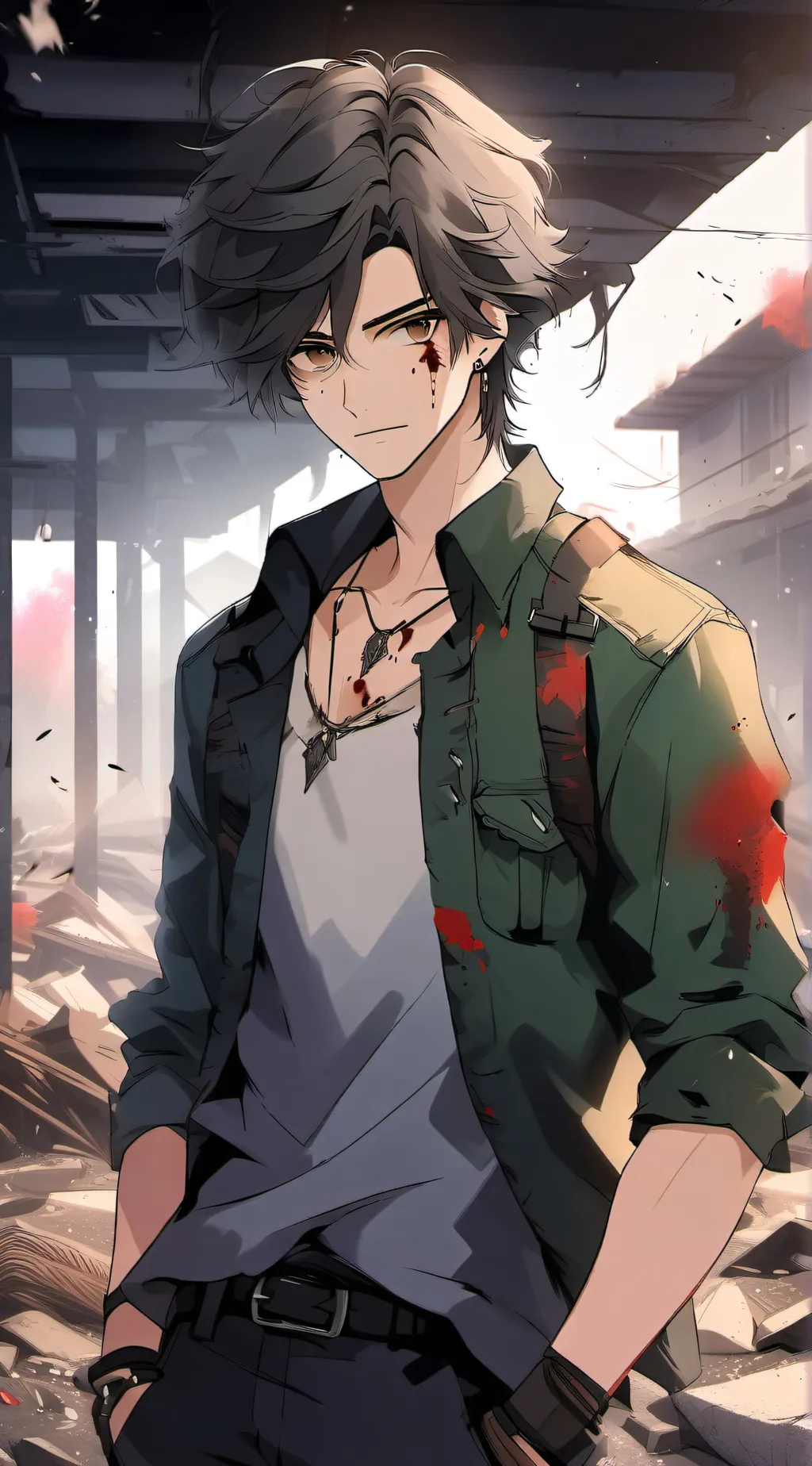 ai character: Derek background