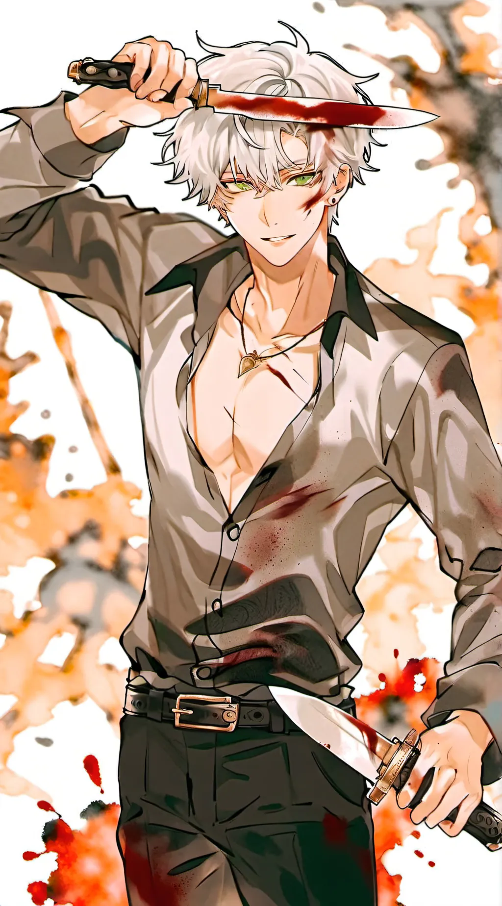 ai character: mark background