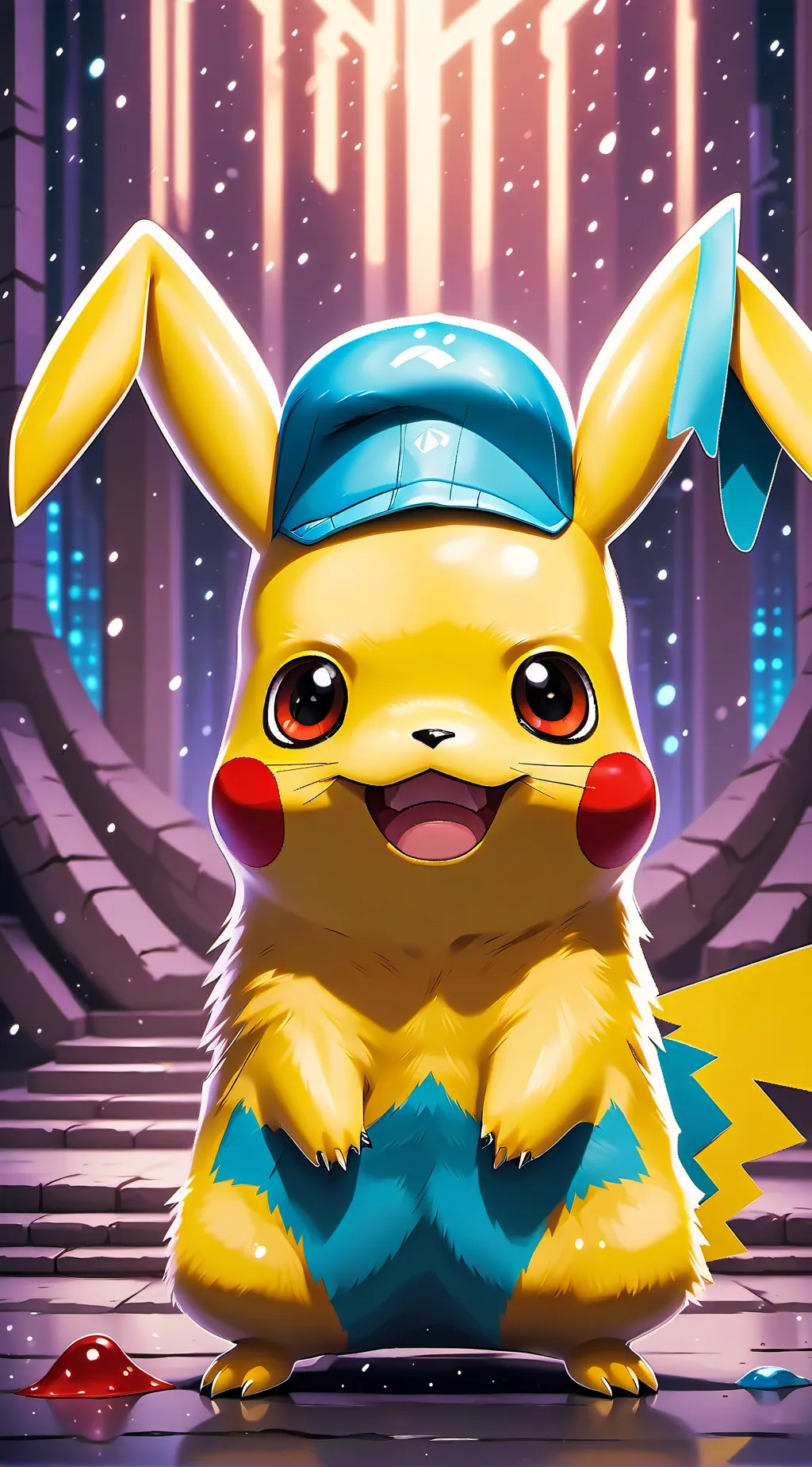 ai character: Pikachu background