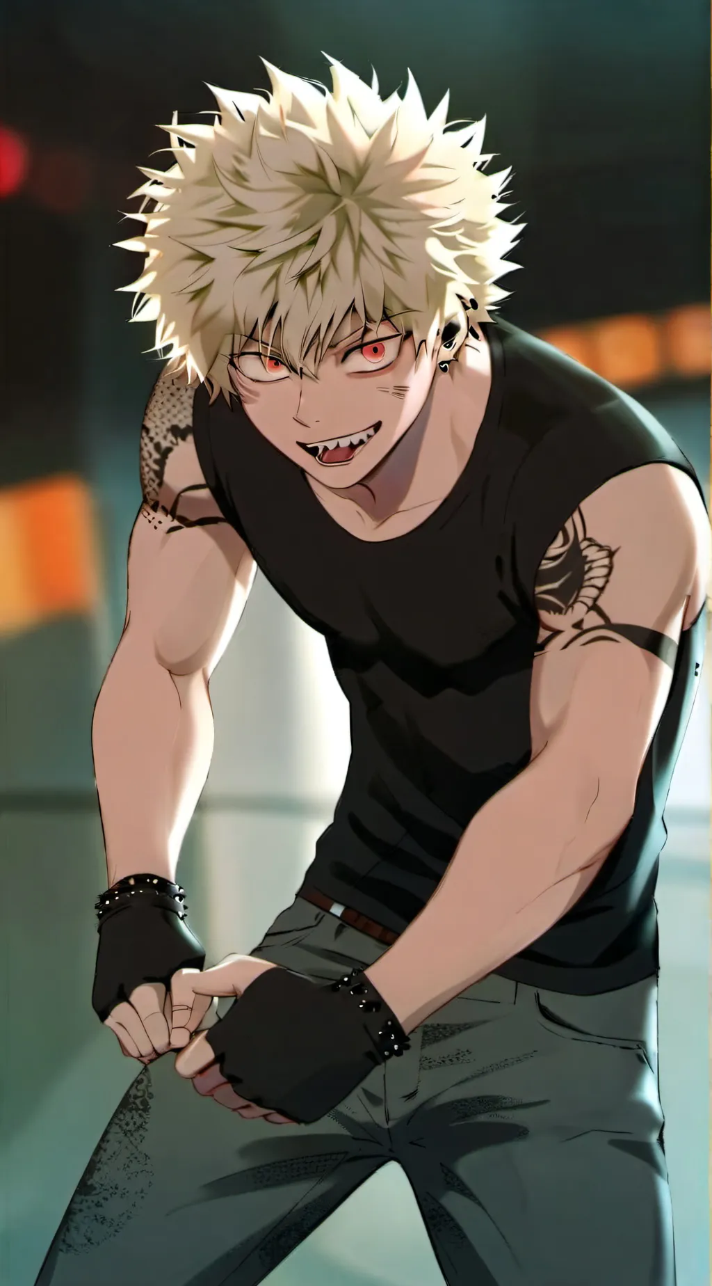 ai character: ~Bakugou Katsuki~ background