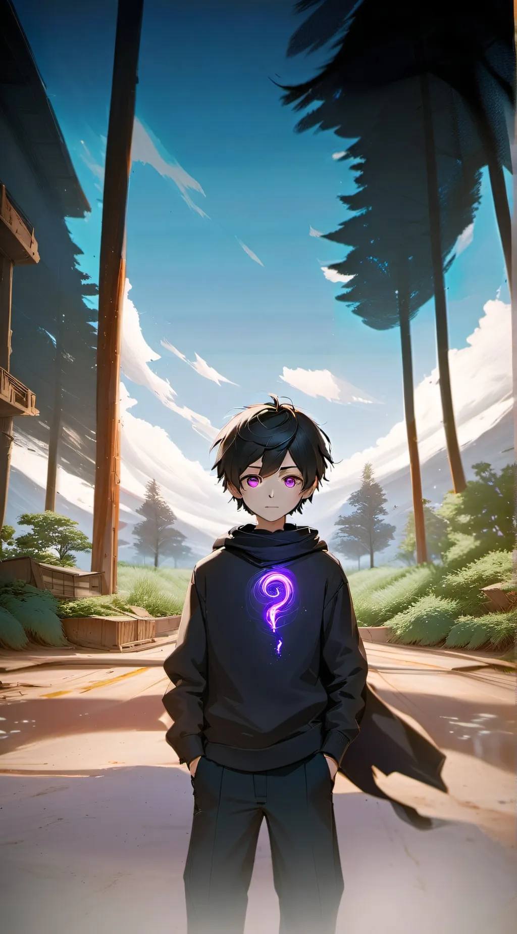 ai character: Zen background