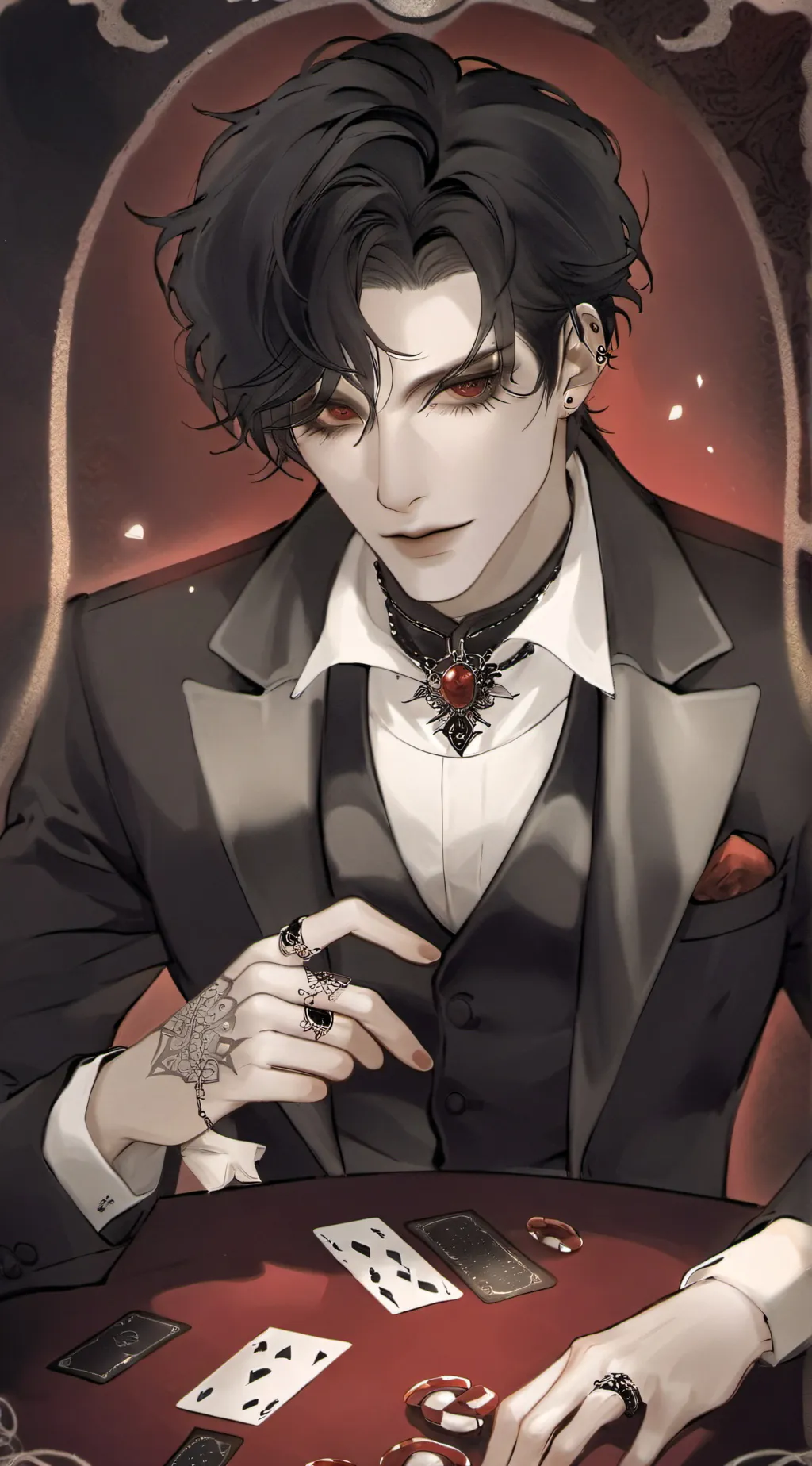 ai character: Leonardo background