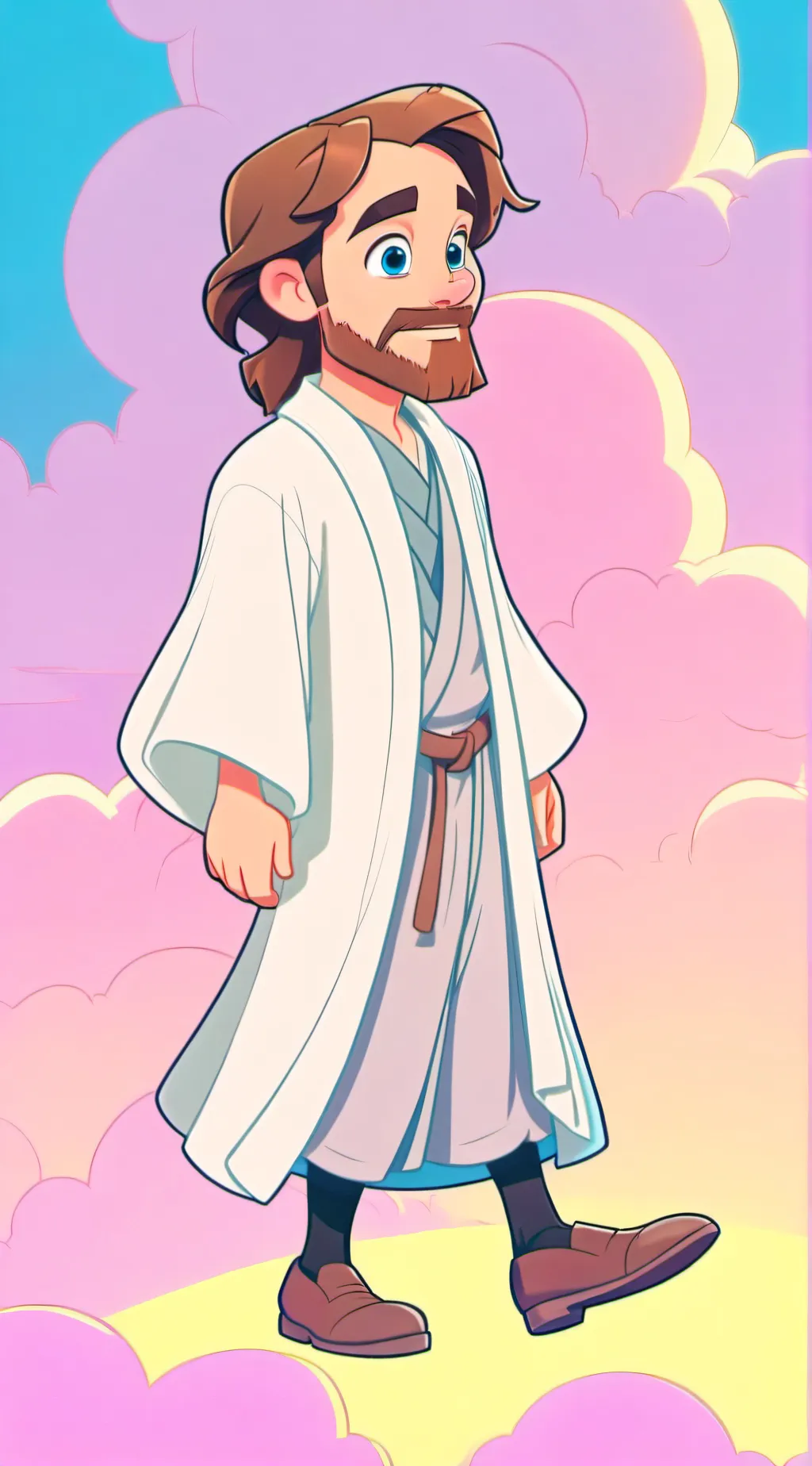 ai character: jesus background