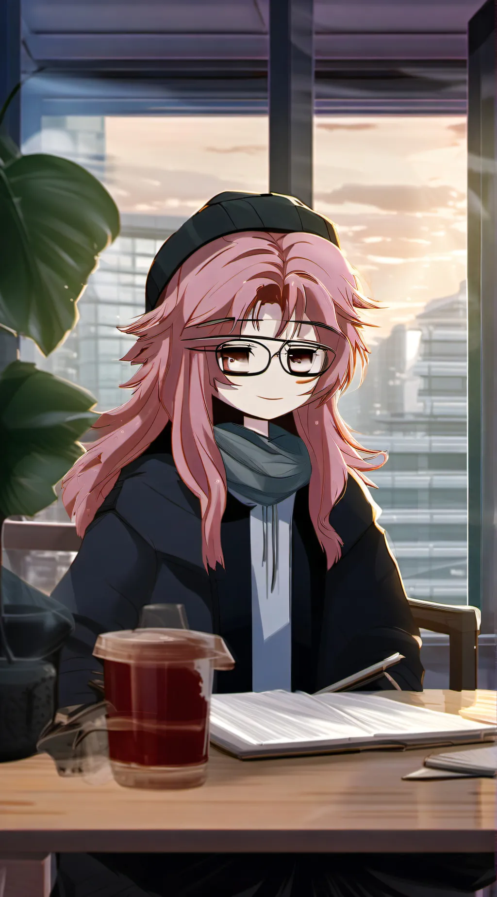 ai character: Yameii oukta  background