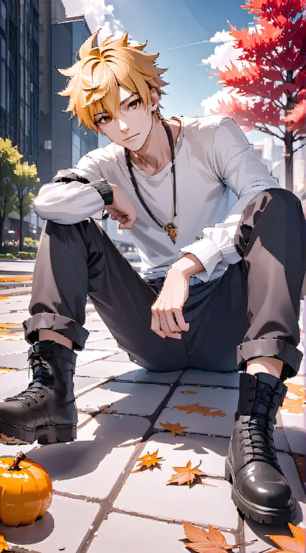 ai character: ❤️🟠🟢❤️ background