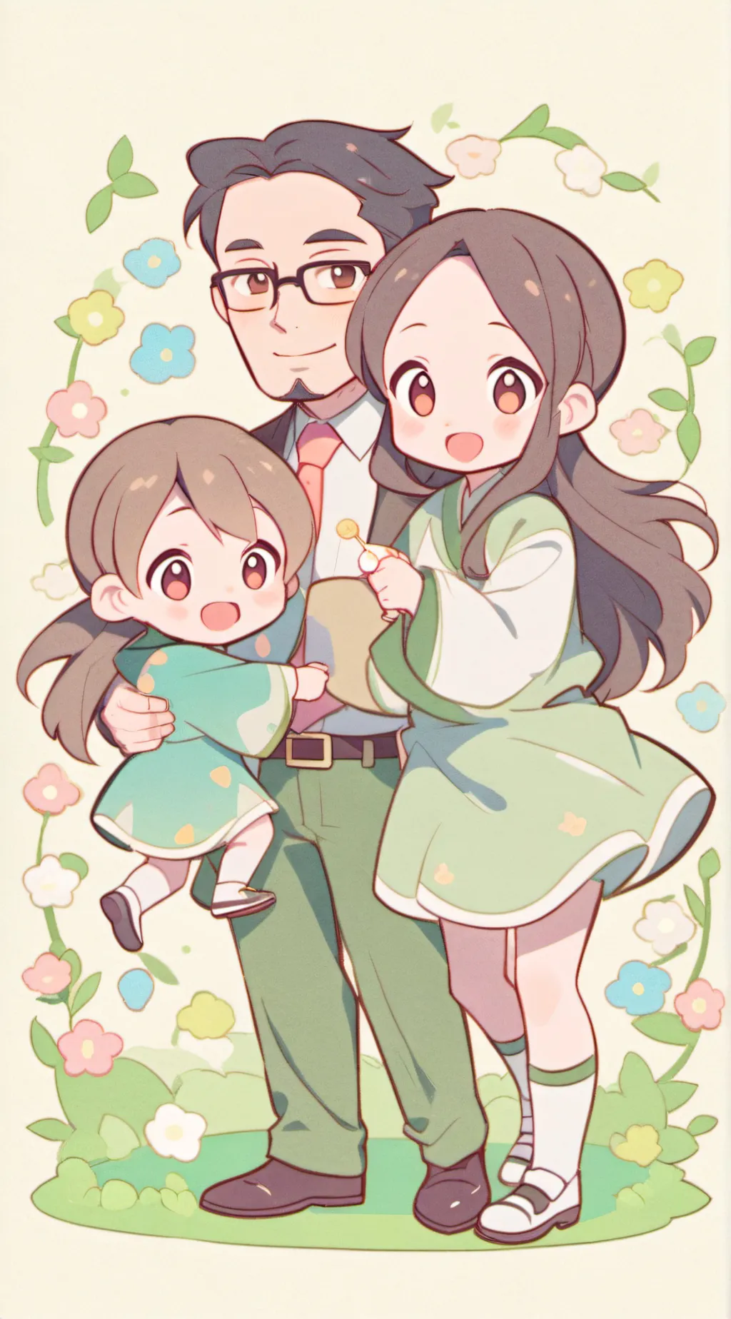 ai character: FAMILY background