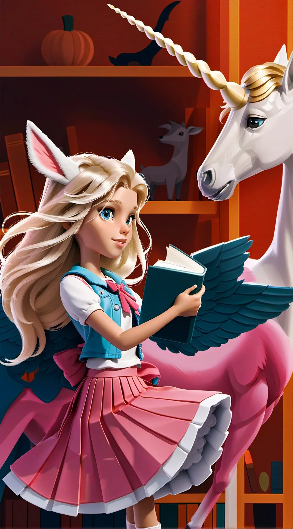 ai character: Mary and Rowan background