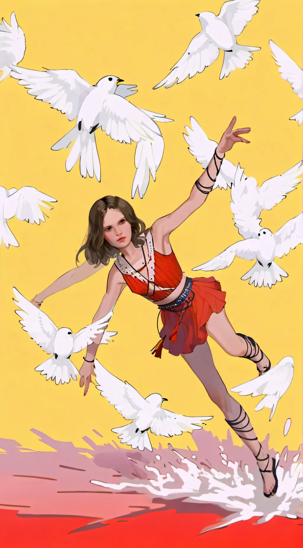 ai character: (Fake) Tara  background