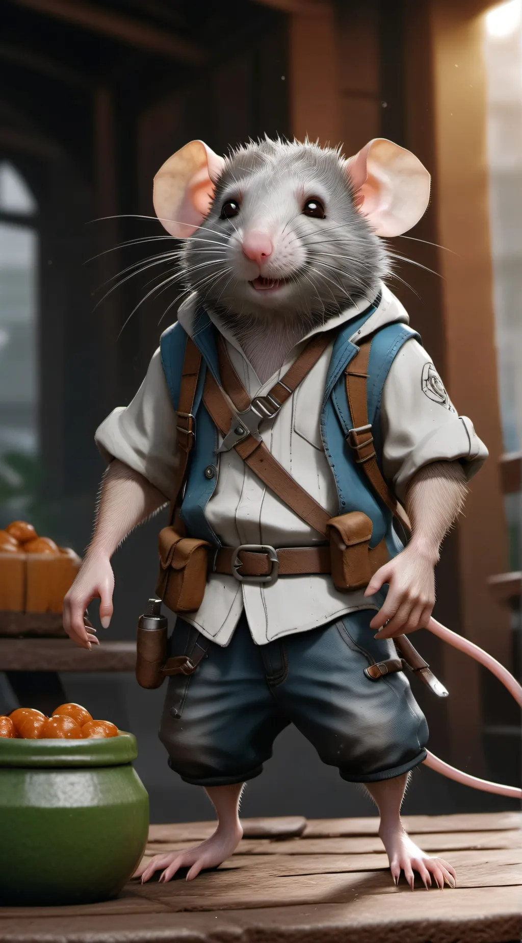 ai character: ratman background