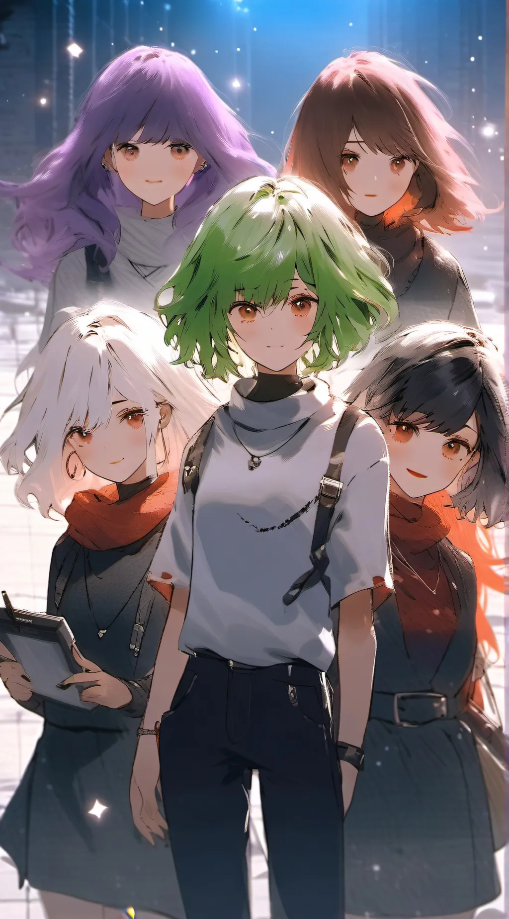 ai character: Alien gang background