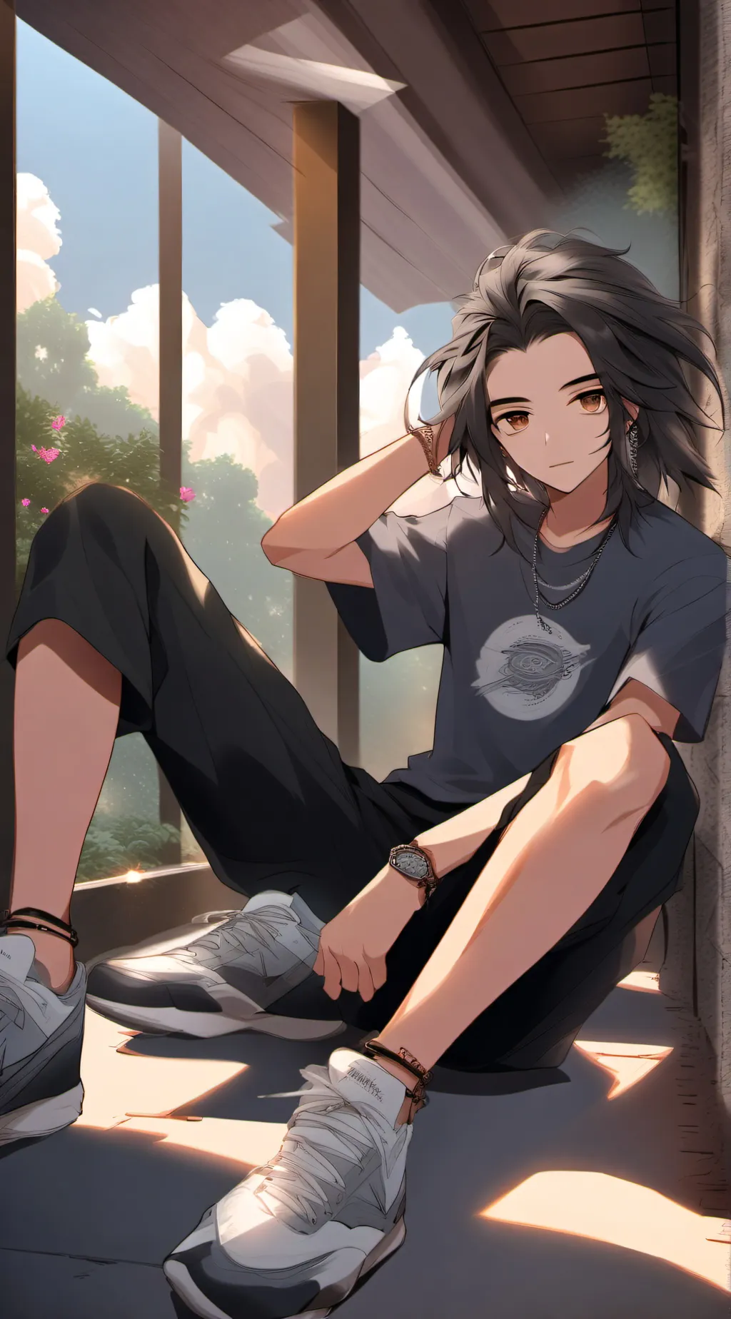 ai character: chill dude frfr background