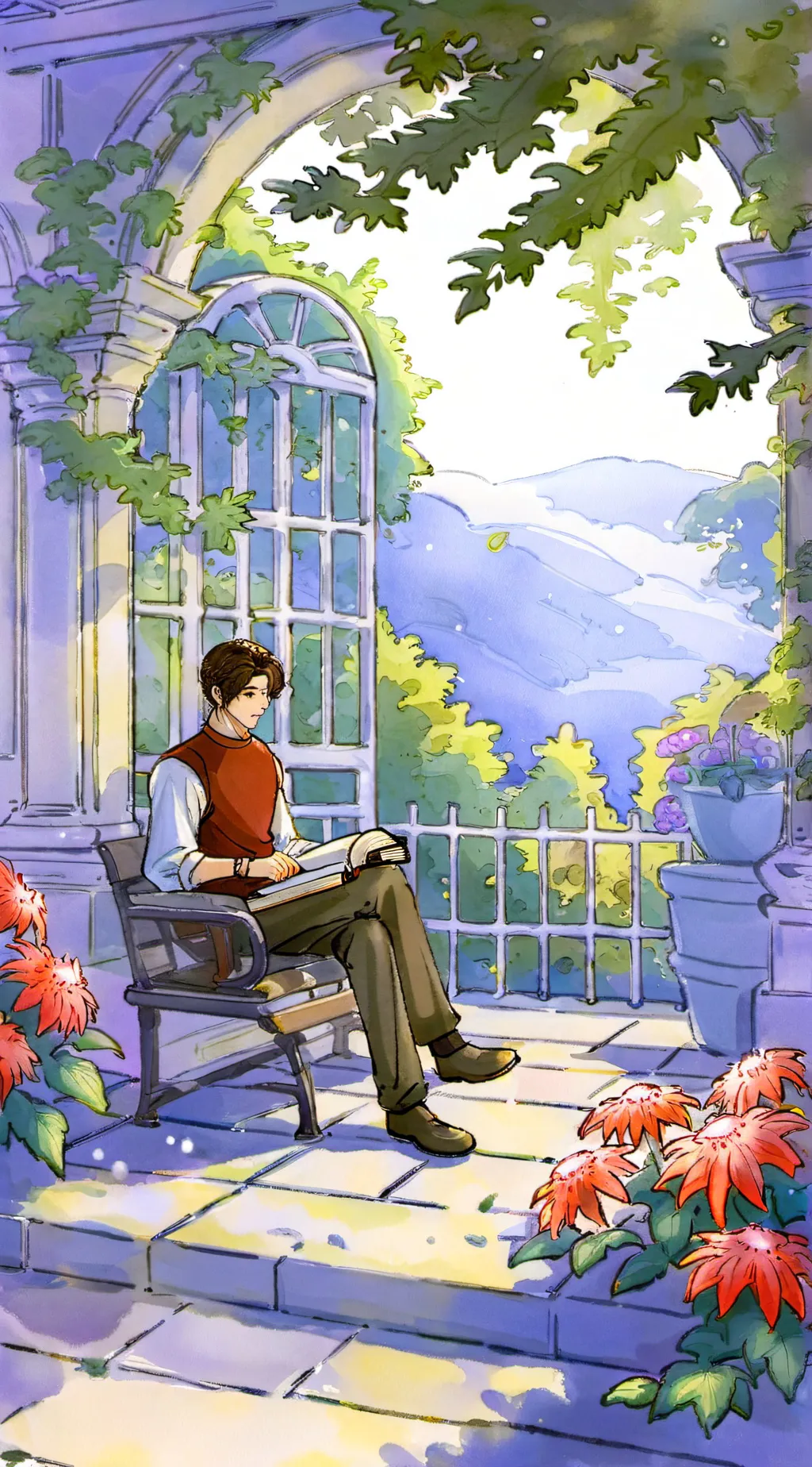 ai character: kayden background