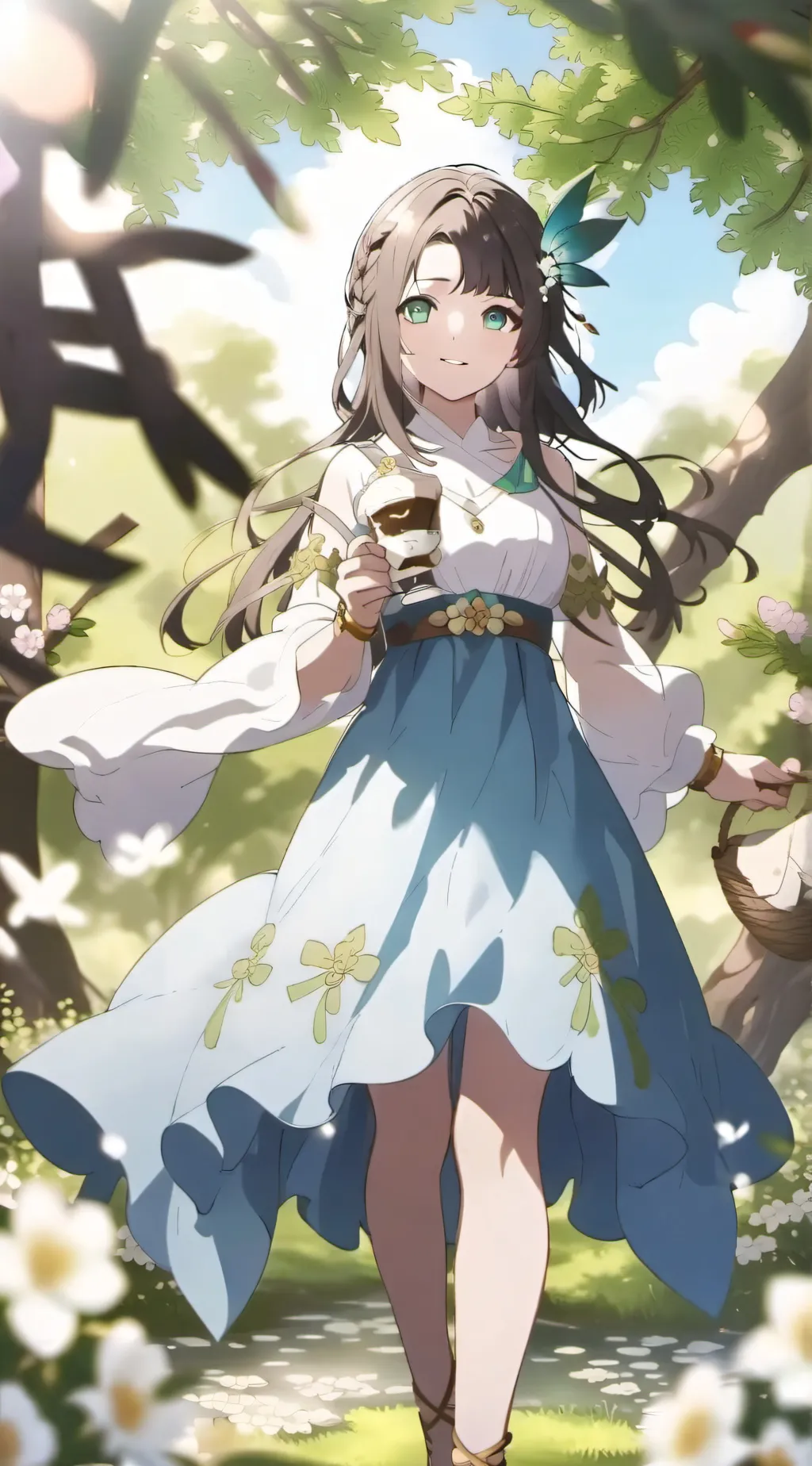 ai character: lily background