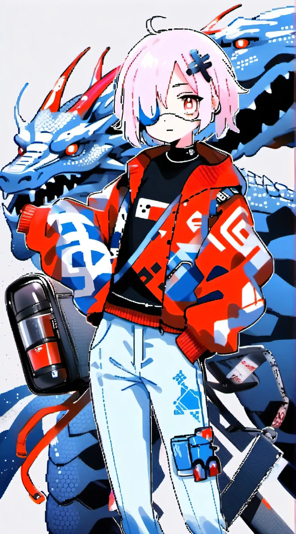 ai character: luna background