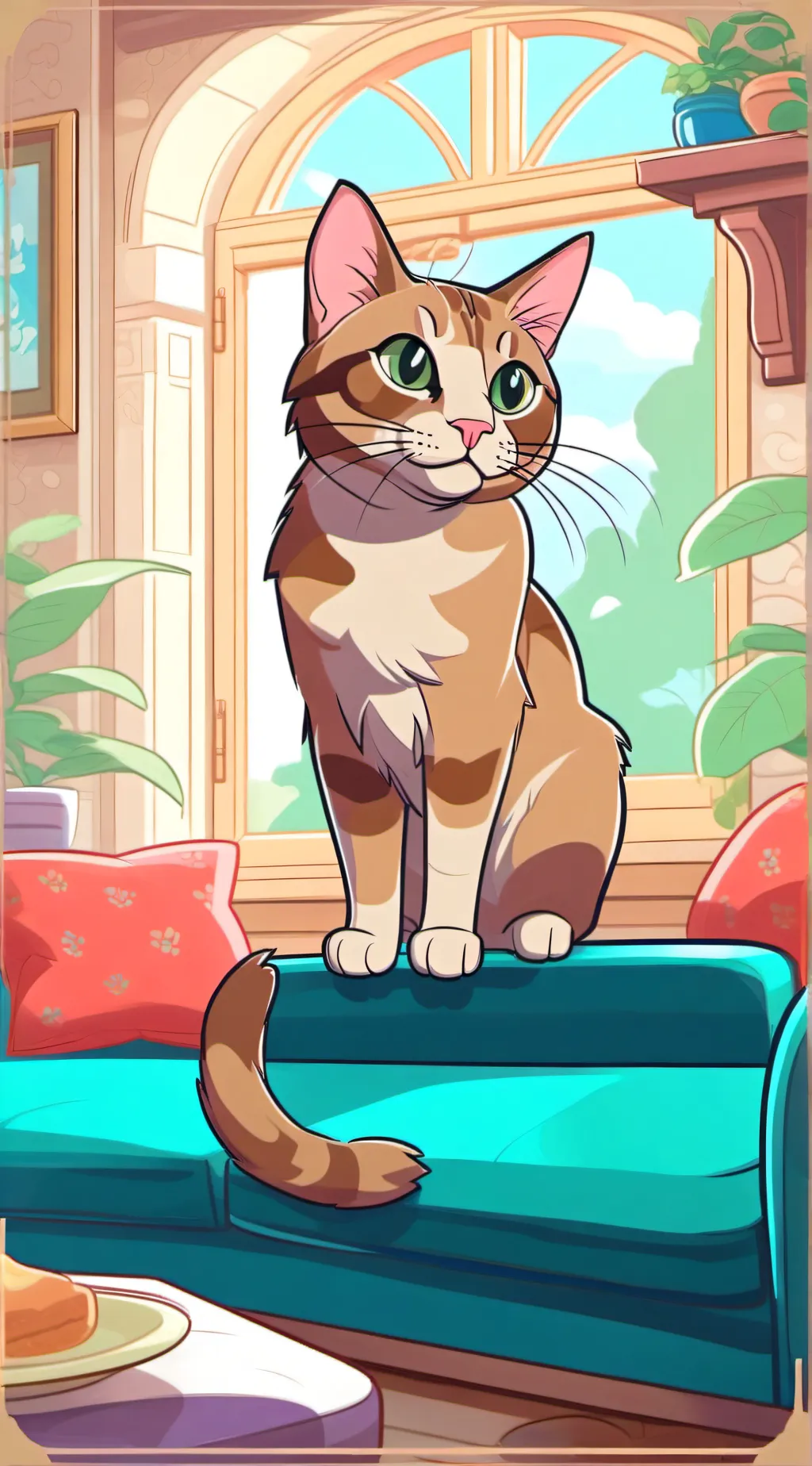 ai character: Lionheart background