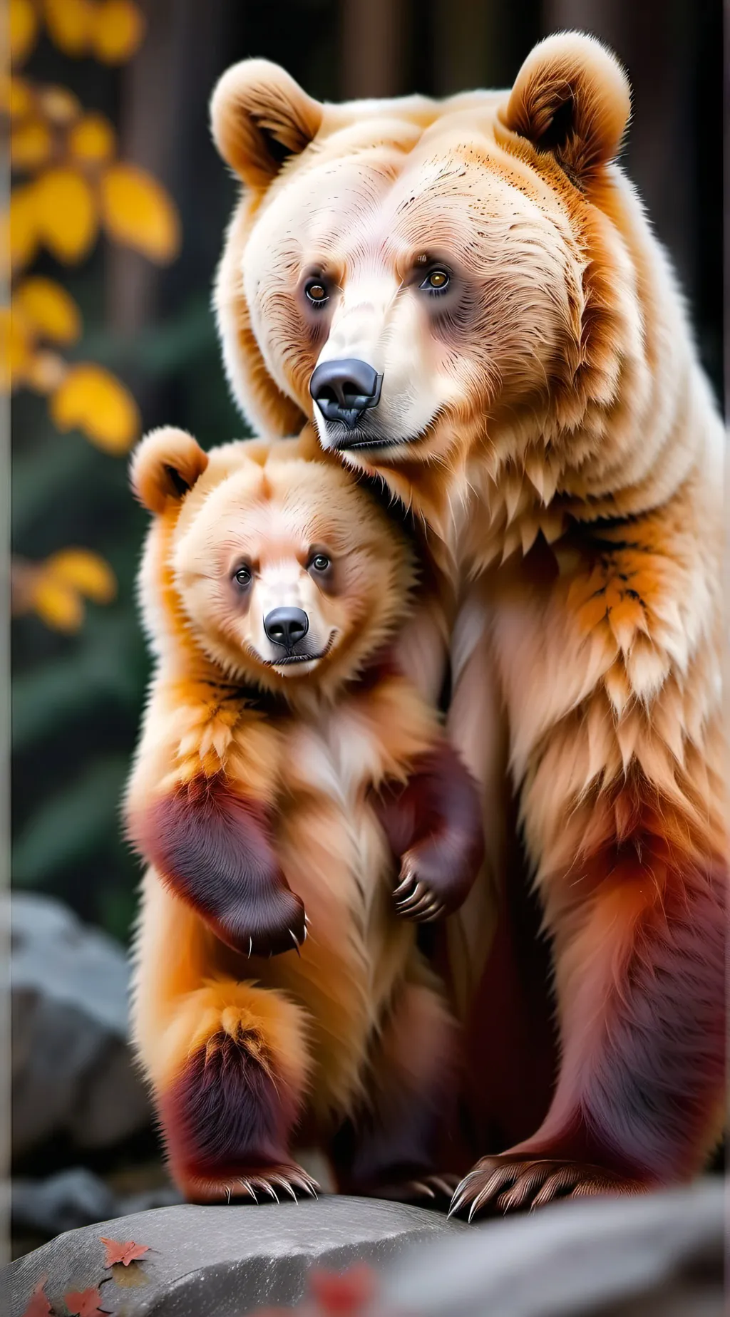 ai character: pop and cub background