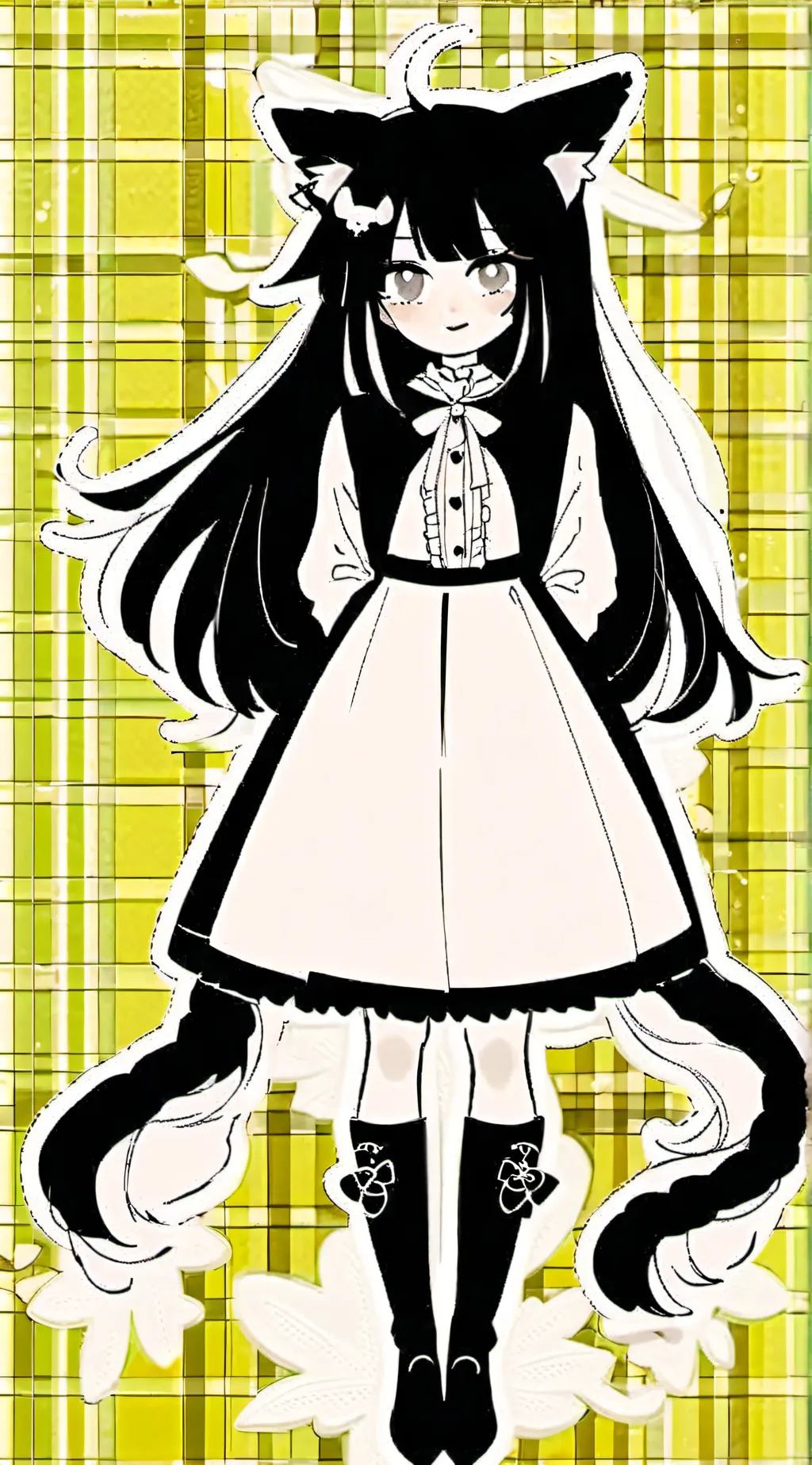 ai character: miss circle.... background