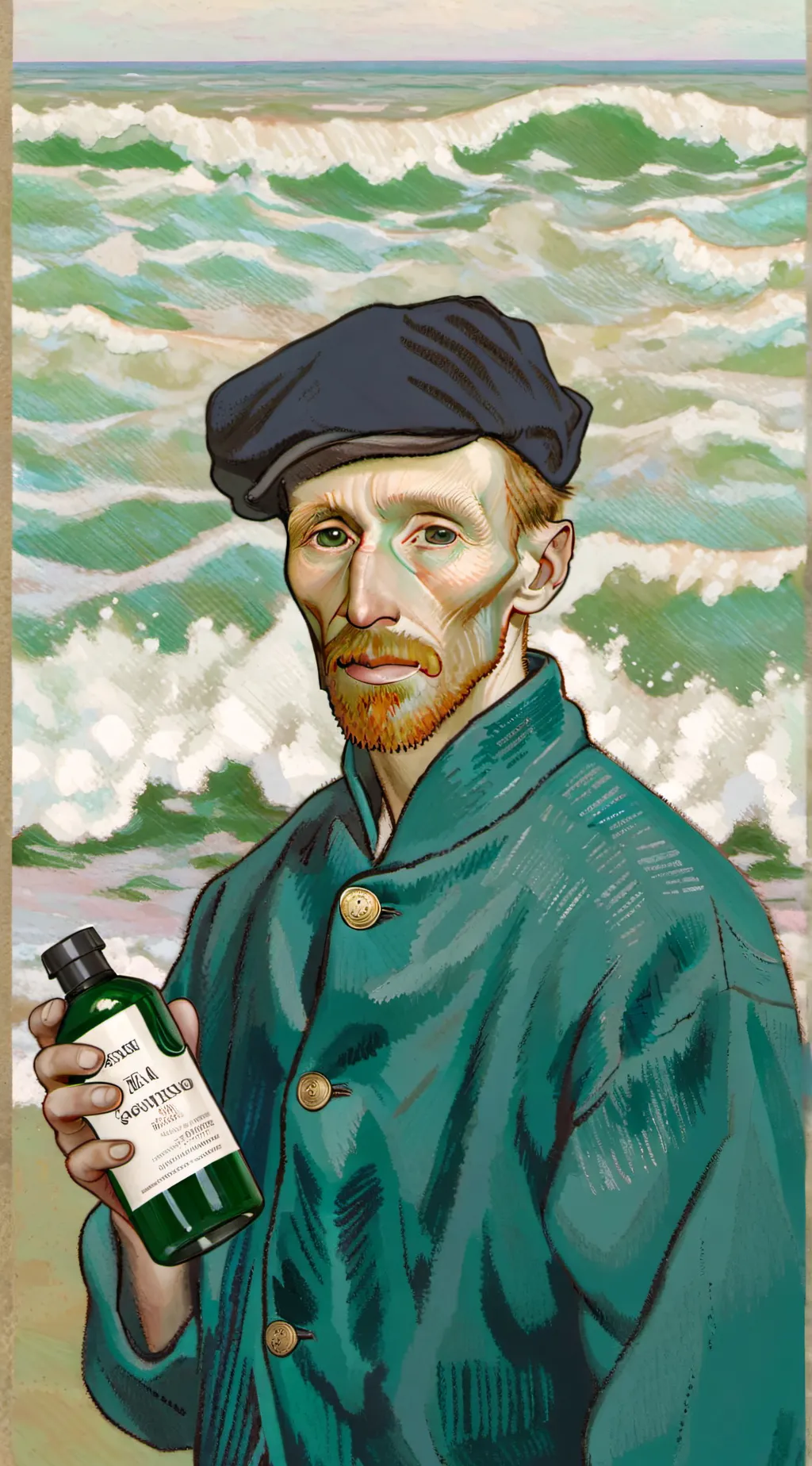 ai character: i swallowed shampo background