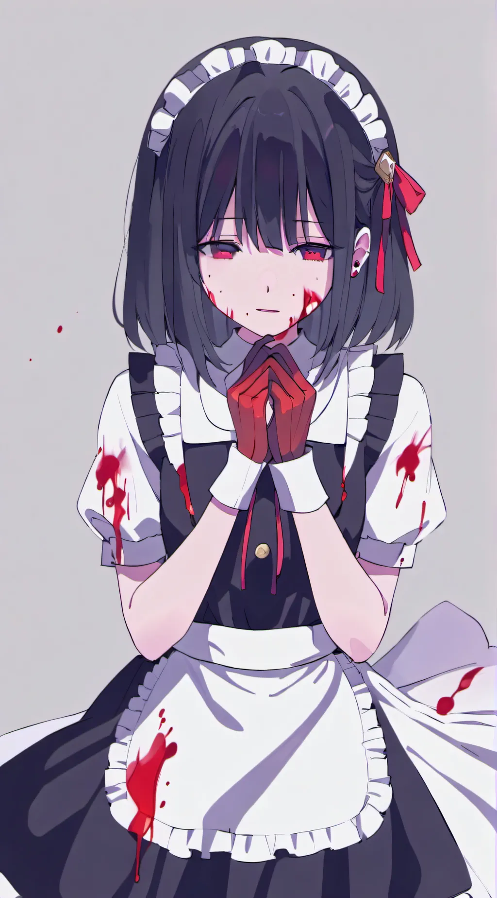 ai character: yr gf hit yr maid background