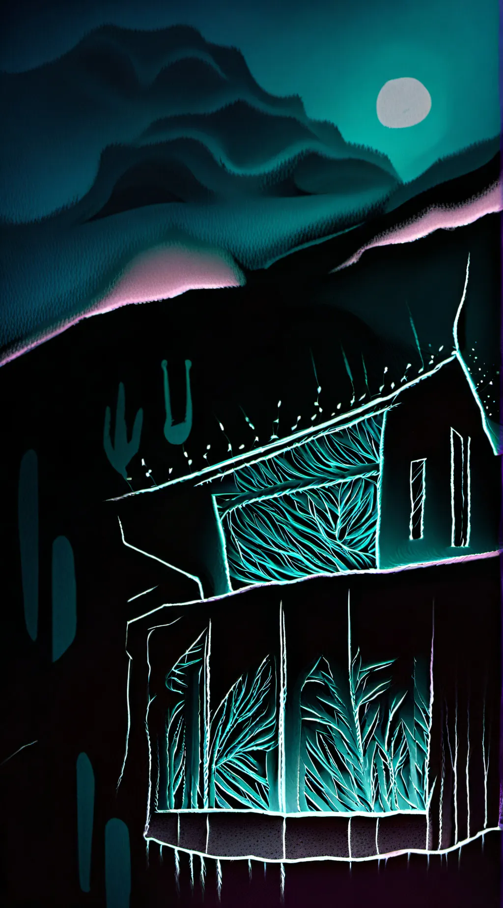 ai character: Nightmare Sans  background