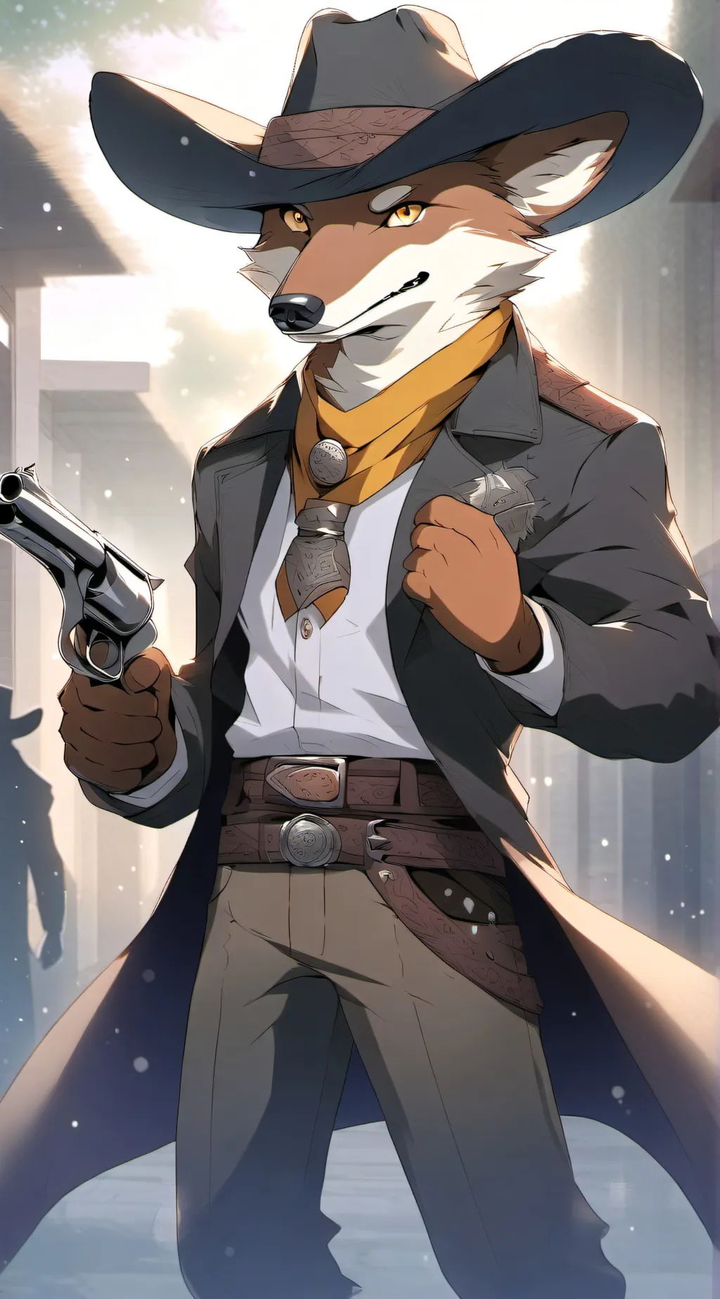 ai character: Charlie Cyote background