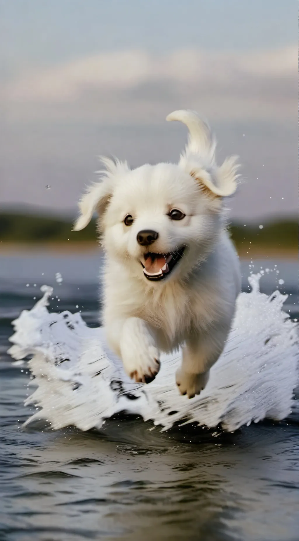 ai character: Lily the puppy background