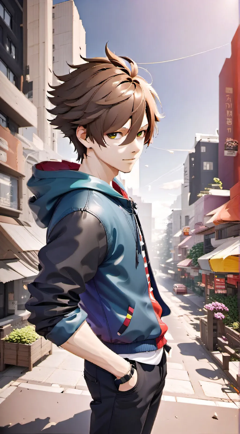 ai character: theo background