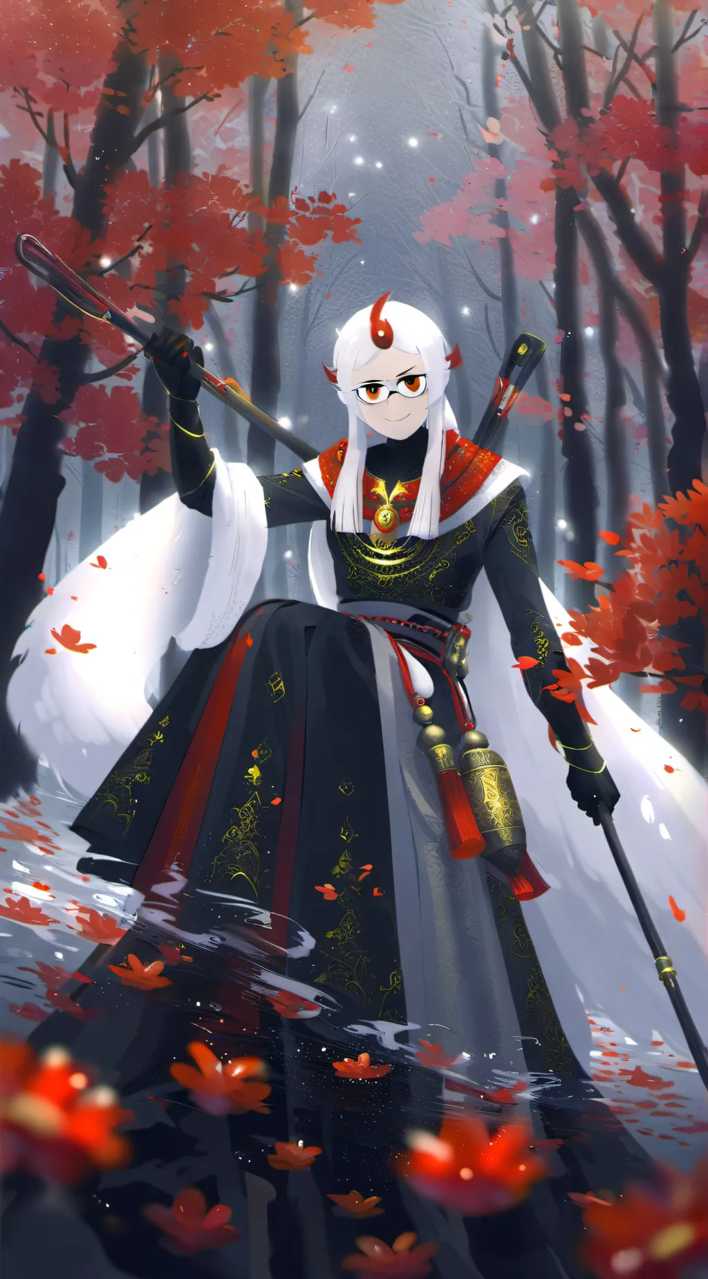 ai character: glisten ZASTY background