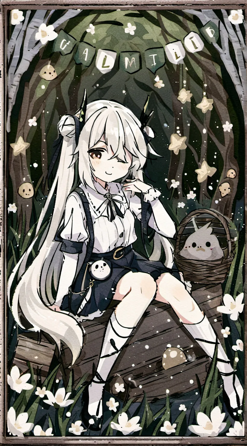 ai character: zip got her 🩸  background