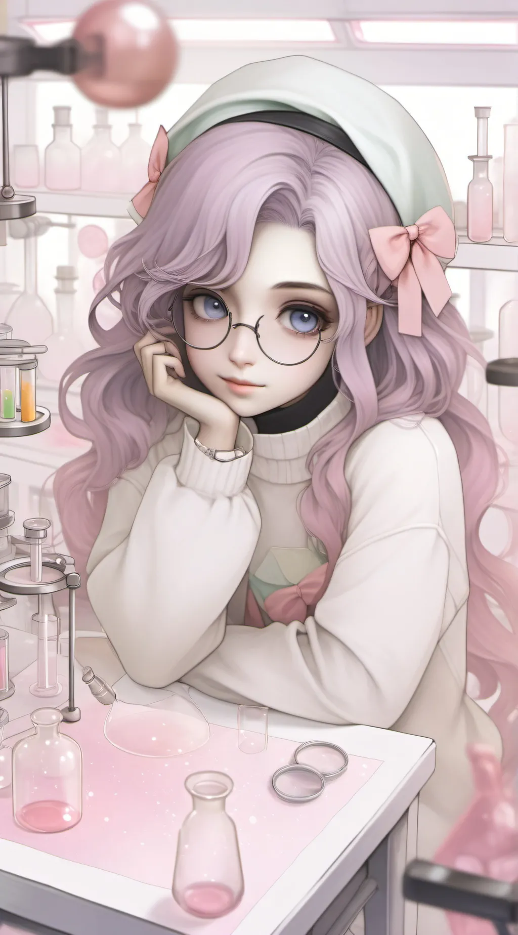 ai character: VK's X Laboratory background