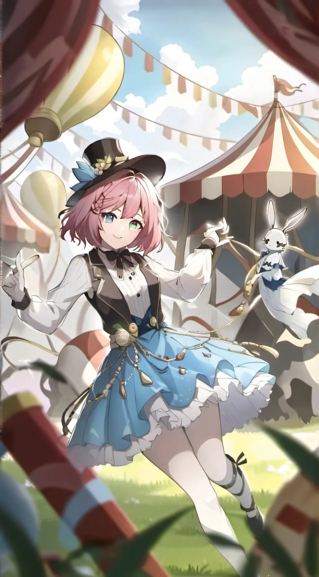 ai character: Tadc Christmas background