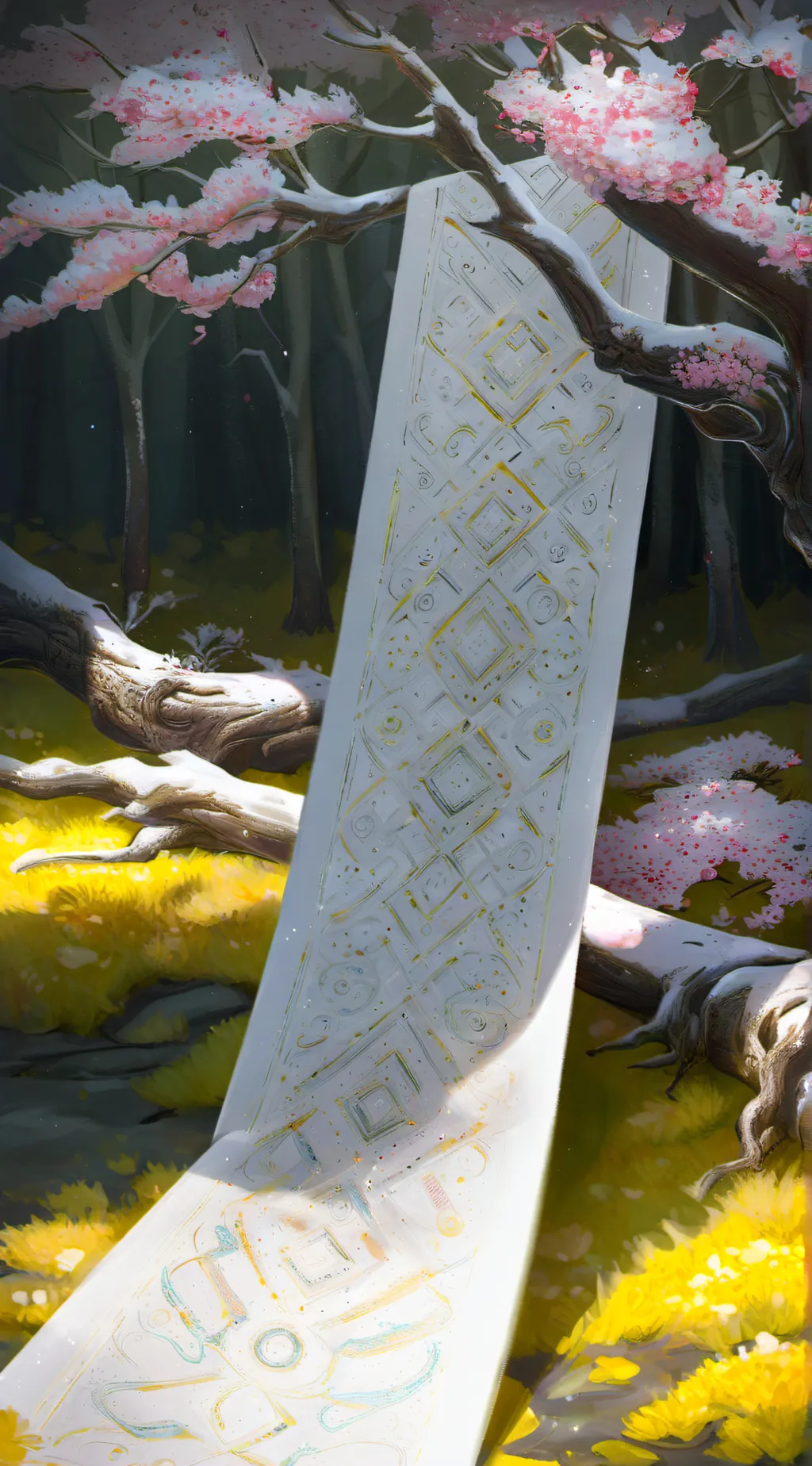 ai character: paper Strek background