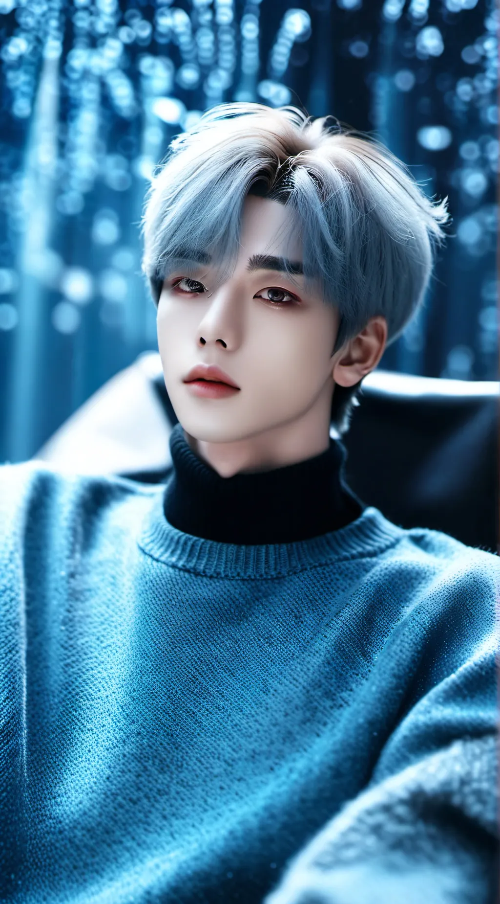 ai character: Jeon Evans  background