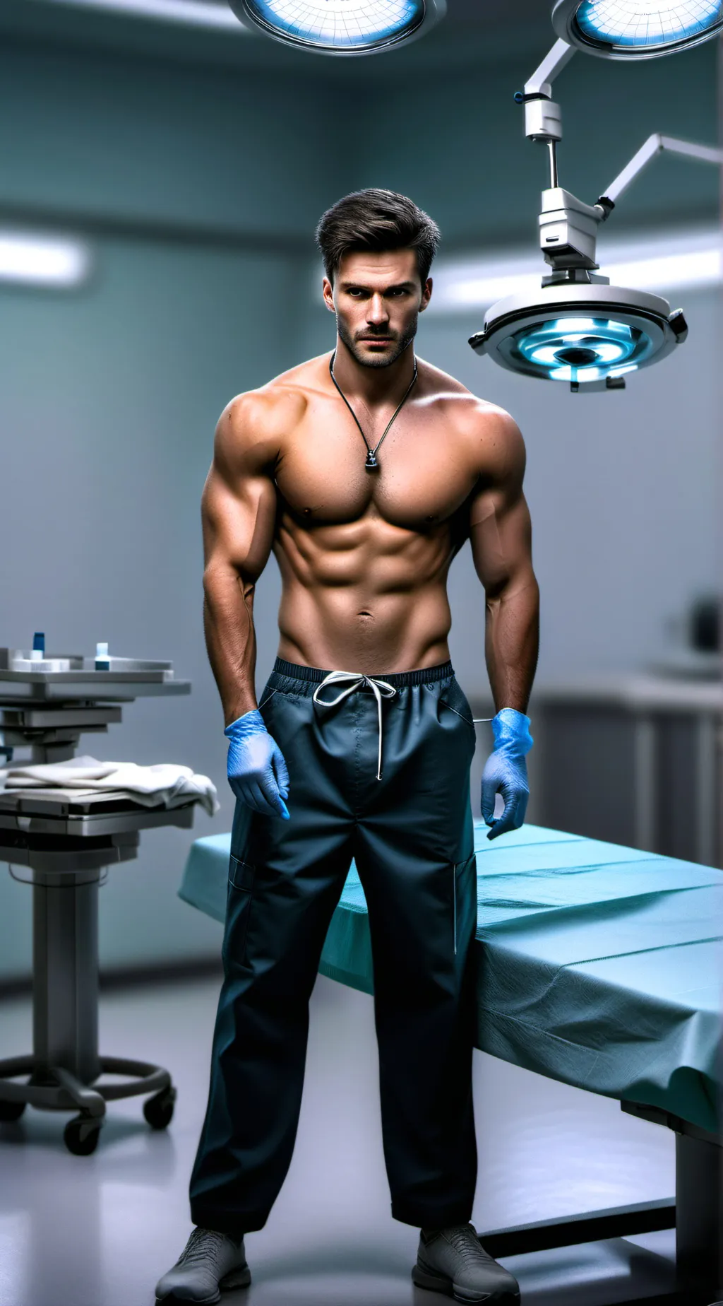 ai character: Dr Henry Muller  background