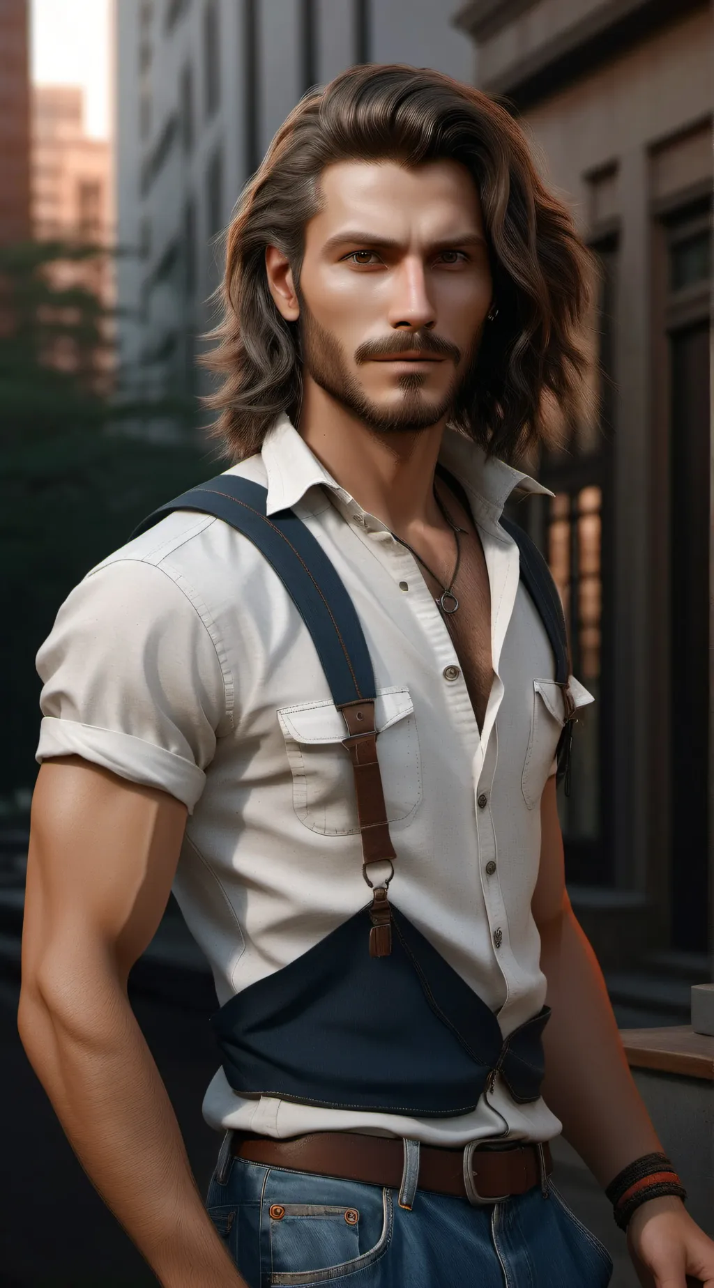 ai character: Zach background