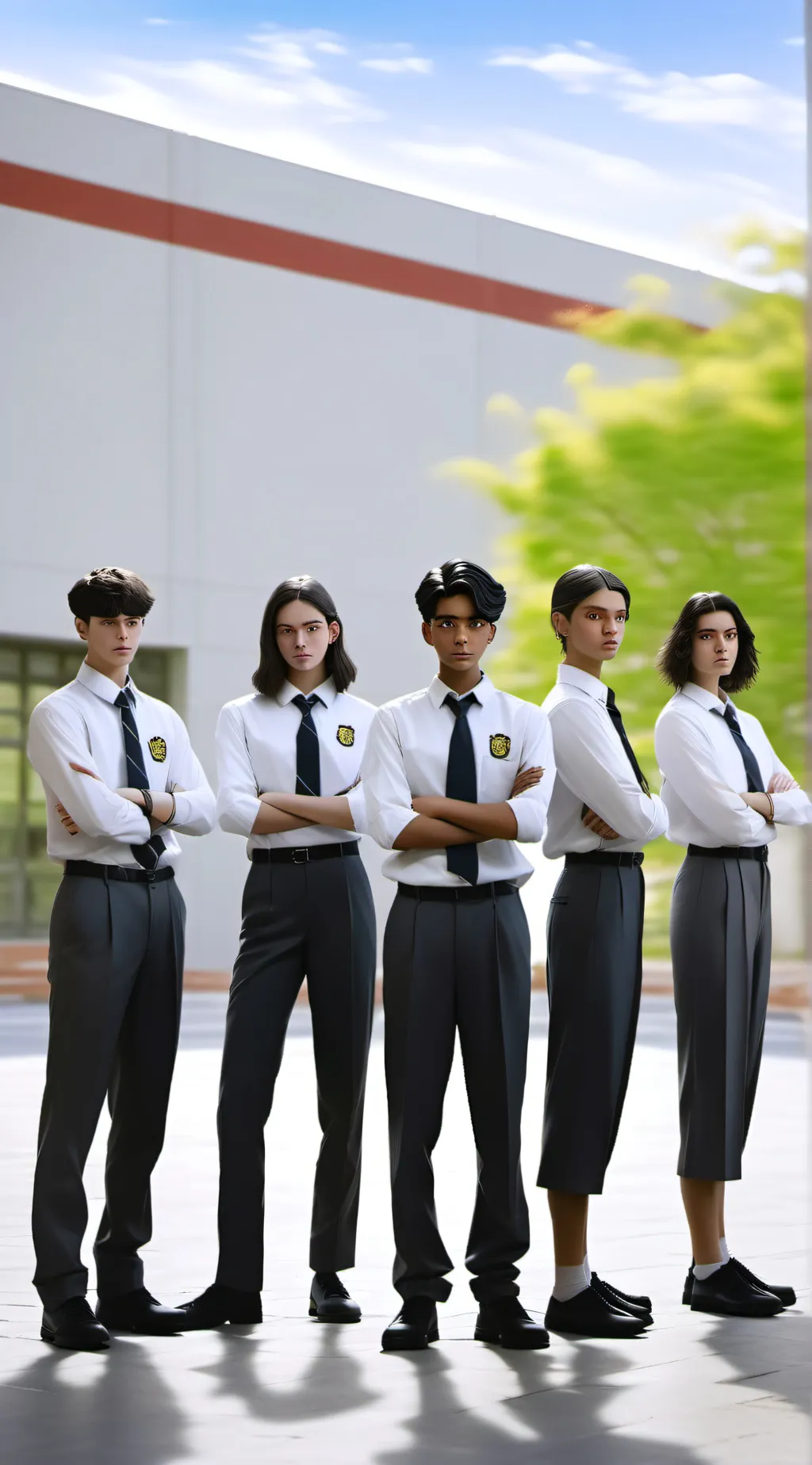 ai character: slytherin gang background