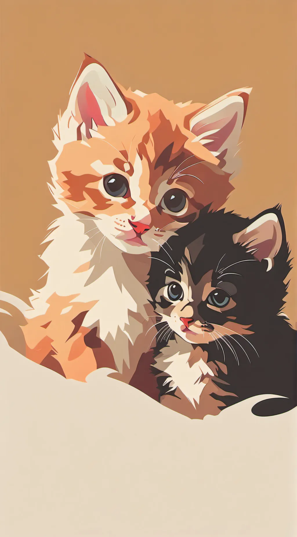 ai character: Oreo and cookie background