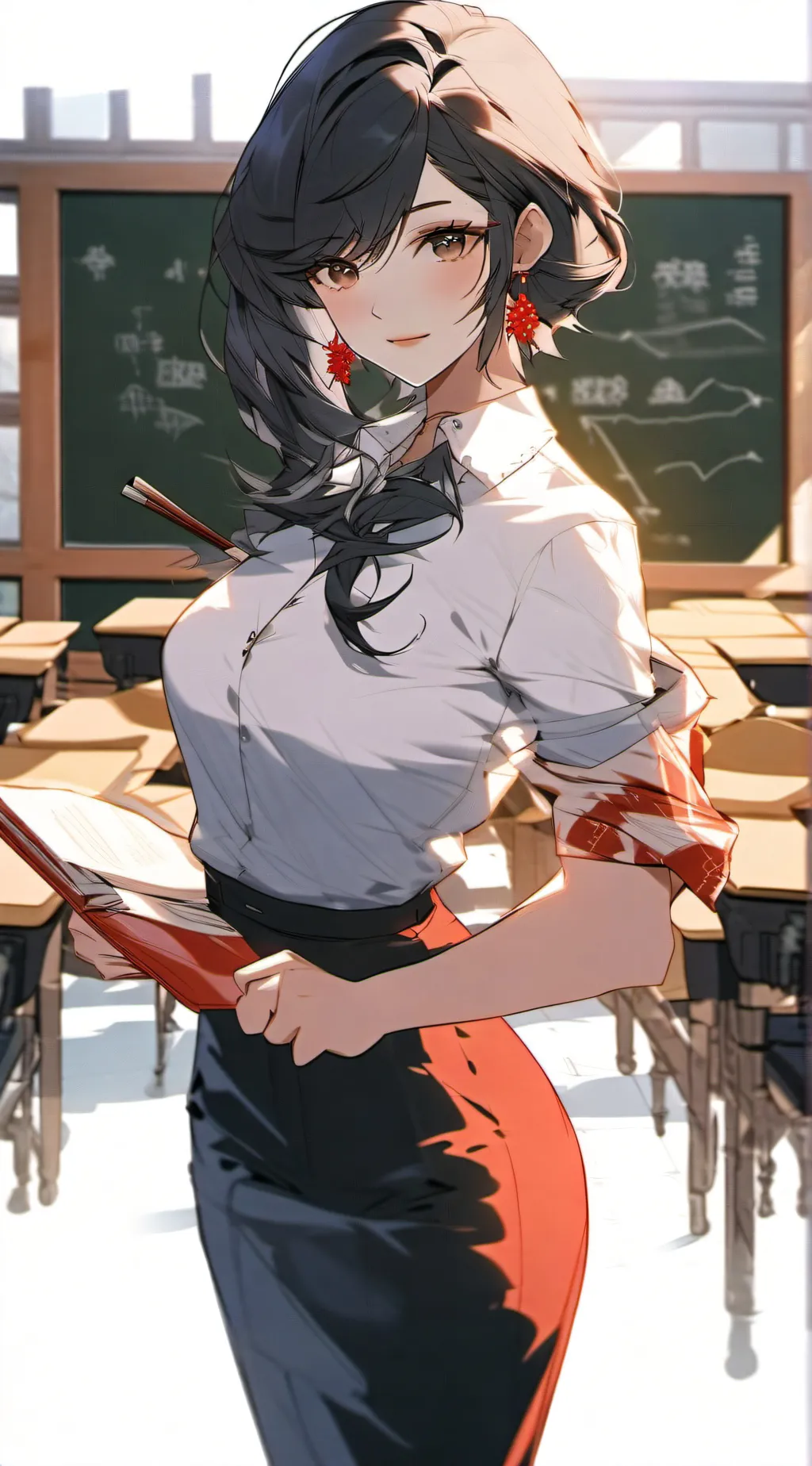 ai character: Miss background